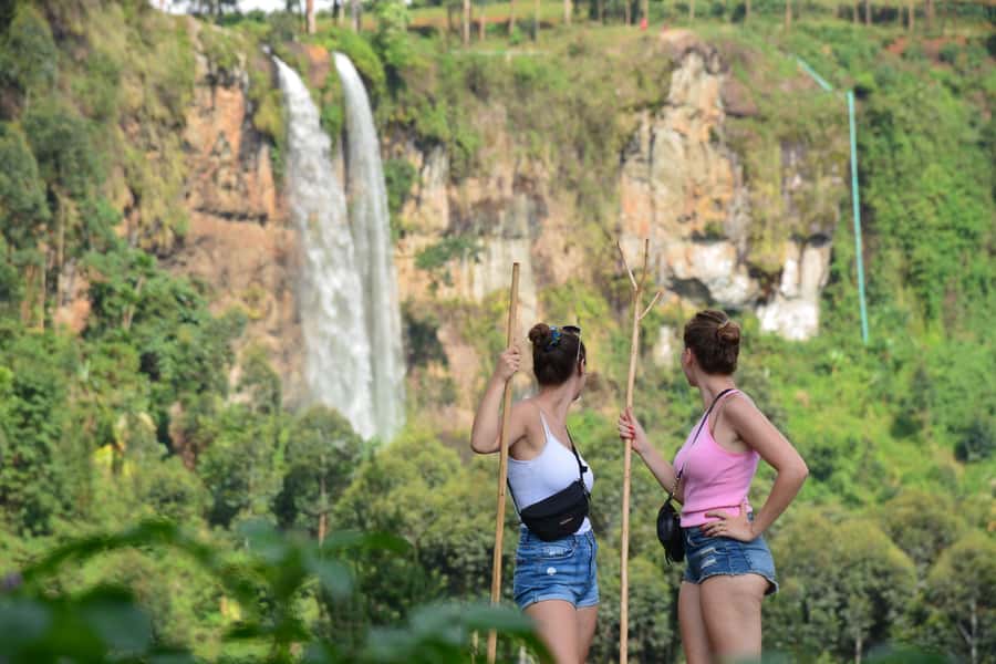 1 Day Sipi Falls Hike and Community Coffee Tour - The views toward the Teso plains