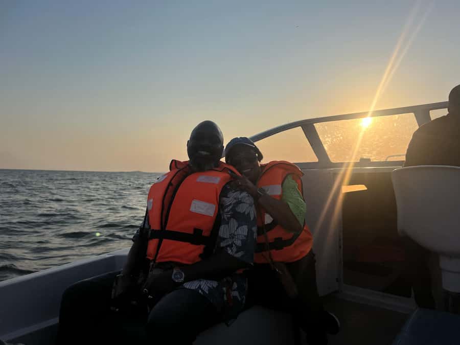 Entebbe: Equatar Line Tour & Victoria Lake Sunset Boat Ride - Lwaji Island and the equator marker