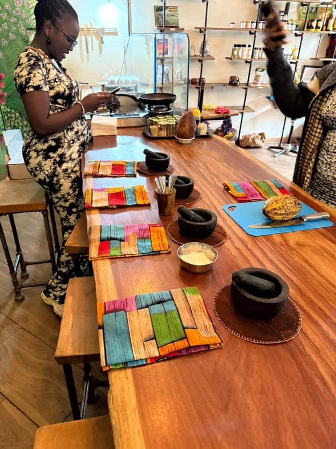 Kampala: Hands-On Chocolate Making Experience - A walk through the cocoa garden