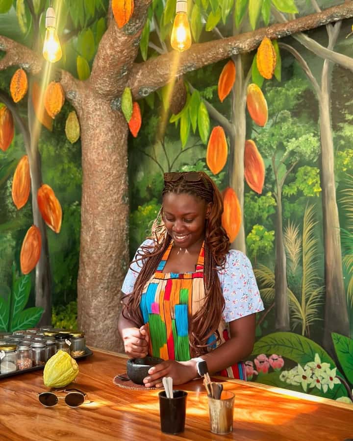 Kampala: Hands-On Chocolate Making Experience - Making the Aztec-style chocolate drink