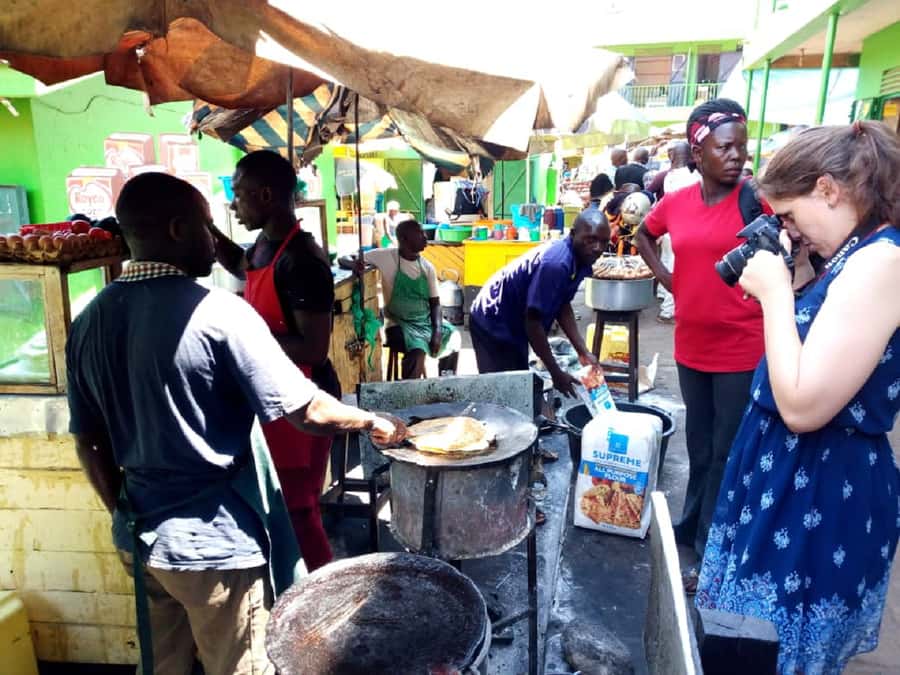 Kampala: Three-Hour Food Tour - Roast meat at the local grill