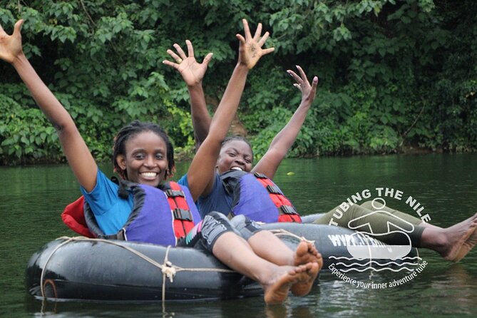 Tubing the Nile - Starting on Kimaka Road in Jinja